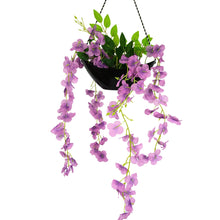 Artificial wisteria in hanging pot (Height : 60  X Width: 30 cm)
