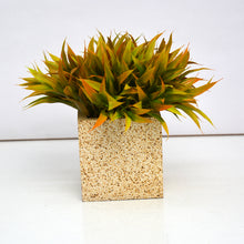 fancymart Artificial Bamboo Leaves Plant in Designer Pot (Height 20 cm)