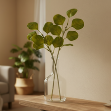 Artificial 8 Leaves bunch  (Height 35 x width 15 cm)