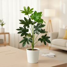 Artificial 12 Maple Leaves Plant