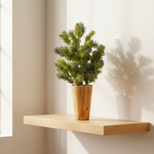 Artificial corriender in long wooden Pot (Height 50 x width 25 cm)