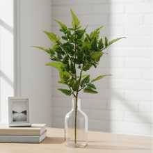 Artificial fern leaves bunch without pot (Height 52 x width 20 cm)