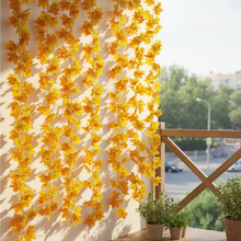 Artificial color mapple leaves hanging (Height : 5 Feets)