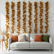 Artificial color mapple leaves hanging (Height : 5 Feets)