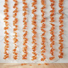 Artificial color mapple leaves hanging (Height : 5 Feets)
