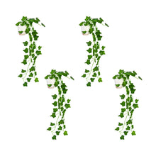 fancymart Artificial Vine Plant Falling with Pot - Natural Touch & Feel | Home & Office Decor | Wall Decor | Small Size Pot | Faux Plants (Size: 45 X 17 X 7 CM) (Green-7)