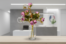 Artificial Tulip Flower Bunch - 10 Heads (Height: 30 x Width : 20 cm)