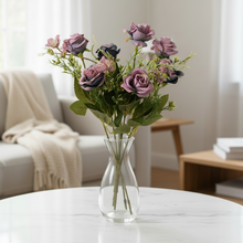 Artificial Rose Buds 7 Heads/Branch's (Height: 30 x Width : 20cm)
