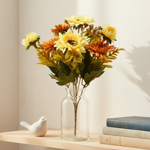 Artificial Vintage Sunflower Bunch (Height : 30 x Width : 20 cm)
