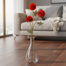 Artificial Flower sticks Dahlia Flowers 3 Heads without pot (Height : 60 cm) (Single Stick)