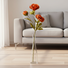 Artificial Flower Stick Common Peony without Pot ( Height : 65cm / Width : 25cm) (Single Stick)