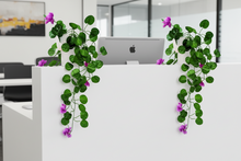 Artificial Flower Vine Plant Falling with Pot : Pack of 2 (Natural Touch & Feel)| Home D‚cor with Small Size Pot |plant hanging for Home Decor | Office Decor | Size 45 X 17 X 7 CM | 8163