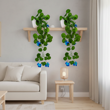 Artificial Flower Vine Plant Falling with Pot : Pack of 2 (Natural Touch & Feel)| Home D‚cor with Small Size Pot |plant hanging for Home Decor | Office Decor | Size 45 X 17 X 7 CM | 8164