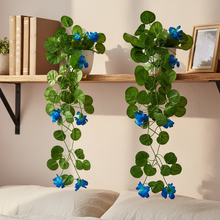 Artificial Flower Vine Plant Falling with Pot : Pack of 2 (Natural Touch & Feel)| Home D‚cor with Small Size Pot |plant hanging for Home Decor | Office Decor | Size 45 X 17 X 7 CM | 8164