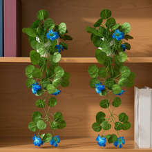 Artificial Flower Vine Plant Falling with Pot : Pack of 2 (Natural Touch & Feel)| Home D‚cor with Small Size Pot |plant hanging for Home Decor | Office Decor | Size 45 X 17 X 7 CM | 8164