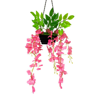 Artificial Wisteria in Boat Hanging Pot (Height : 60 cm)