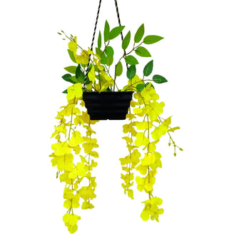 Artificial Wisteria in Boat Hanging Pot (Height : 60 cm)
