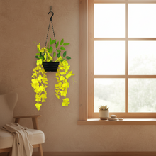 Artificial Wisteria in Boat Hanging Pot (Height : 60 cm)