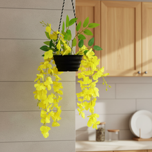 Artificial Wisteria in Boat Hanging Pot (Height : 60 cm)