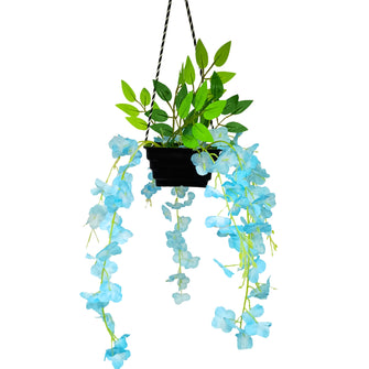 Artificial Wisteria in Boat Hanging Pot (Height : 60 cm)