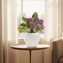 Artificial Plant Leaves in Apple Pot (Height 20 cm)