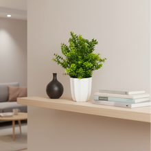 Artificial Plant Gardenia Leaves in Pot Perfect Potted Decoration for Home Living Room & Office Spaces Height - 30cm