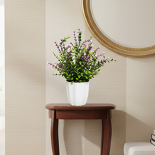 Artificial Plant Hackleberry Leaves in Pot Perfect Potted Decoration for Home Living Room & Office Spaces Height - 30cm