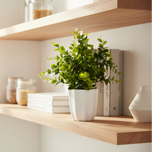 Artificial Plant Eucalyptus Leaves in Pot Perfect Potted Decoration for Home Living Room & Office Spaces Height - 30cm