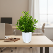 Artificial Plant Bamboo Leaves in Pot Perfect Potted Decoration for Home Living Room & Office Spaces Height - 30cm
