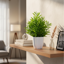 Artificial Plant Bamboo Leaves in Pot Perfect Potted Decoration for Home Living Room & Office Spaces Height - 30cm
