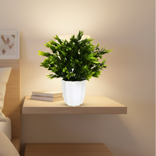 Artificial Plant Green Leaves in Pot Perfect Potted Decoration for Home Living Room & Office Spaces Height - 30cm