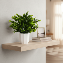 Artificial Plant Green Leaves in Pot Perfect Potted Decoration for Home Living Room & Office Spaces Height - 30cm