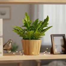 Artficial Plant Arrangement in Wood Pot