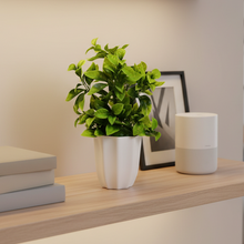 Artificial Plant Leaves in Pot Perfect Potted Decoration for Home Living Room & Office Spaces Height - 30cm