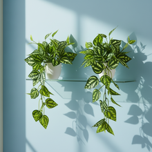 Artificial Plant Leaves Falling in Pot, Home and Office Decor Item for Desk & Wall Shelves