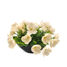 Artificial Flower Grass in Boat Pot - Home & Office Decor Elegant Potted Plant for Tabletop/Shelves Enhancement