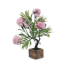 Artificial Flower Tree Bonsai with Wooden Pot for Indoor Home Office D‚cor