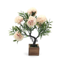 Artificial Flower Tree Bonsai with Wooden Pot for Indoor Home Office D‚cor