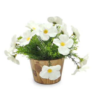 Artificial Flower in Grass with Pot, Perfect for Home & Office D‚cor