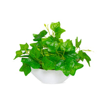 Artificial Leaves Plant in Boat Pot - 18cm Height approx Design-07