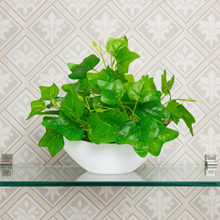 Artificial Leaves Plant in Boat Pot - 18cm Height approx Design-07