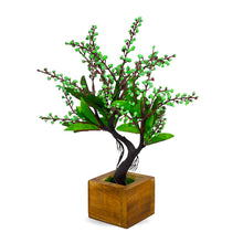 Elegant Artificial Bonsai Tree in Wood Pot ? Perfect Mini Tree for Home & Office D‚cor, Ideal for Tabletops, Shelves, and Study Desks