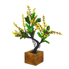 Elegant Artificial Bonsai Tree in Wood Pot ? Perfect Mini Tree for Home & Office D‚cor, Ideal for Tabletops, Shelves, and Study Desks