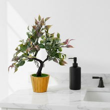 Elegant Artificial Bonsai Tree in Wood Pot ? Perfect Mini Tree for Home & Office D‚cor, Ideal for Tabletops, Shelves, and Study Desks