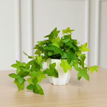 Artificial Real Touch Falling Leaves in Pot - Height 22 cm