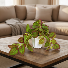 Artificial Real Touch Falling Leaves in Pot - Height 22 cm