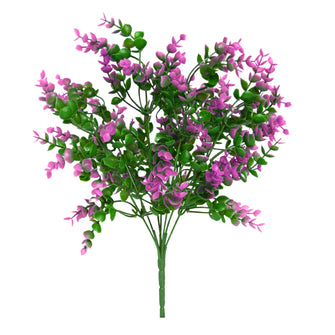 Artificial Hackleberry Leaves Purple Bunch - Height 30 cm