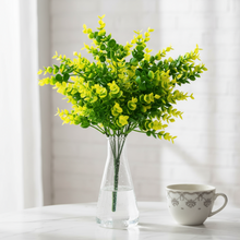 Artificial Hackleberry Leaves Yellow Bunch - Height 30 cm