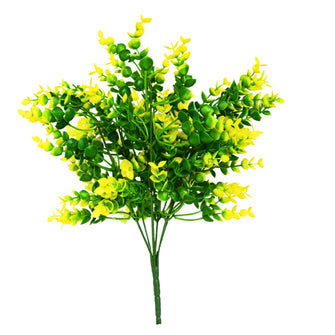 Artificial Hackleberry Leaves Yellow Bunch - Height 30 cm