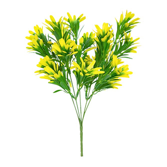 Artificial Plant Euphorbia Leaves Yellow Bunch - Height 30 cm
